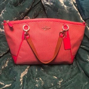 COACH: Coach purse in Pinkish/RED